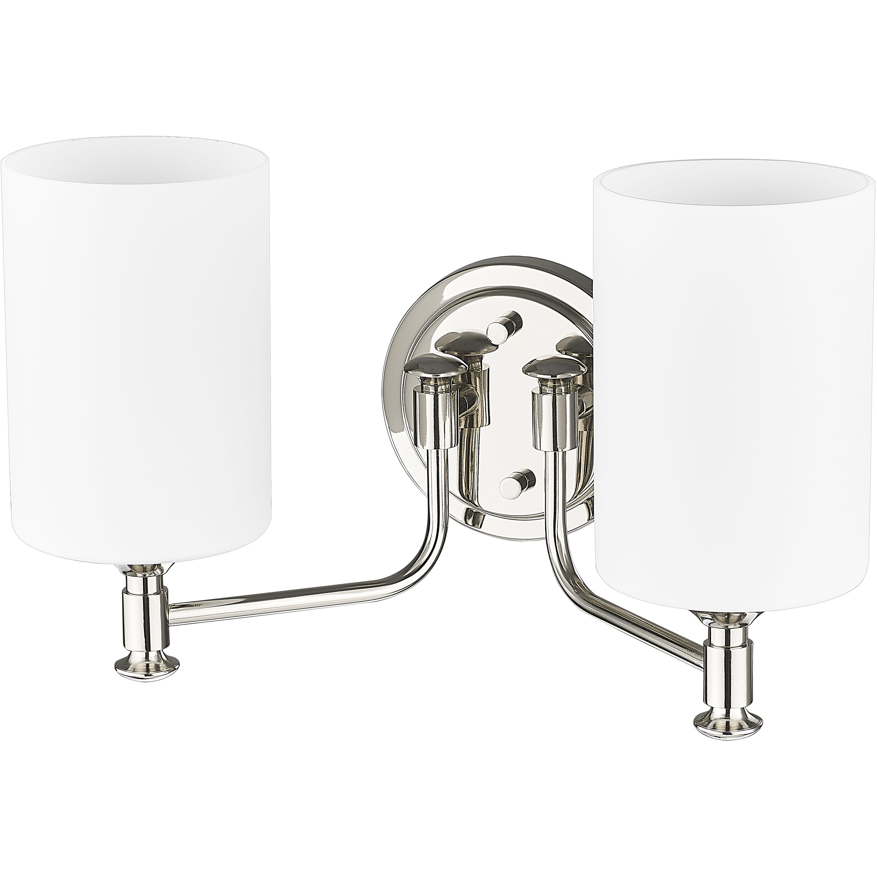 Ailey 2 Light 14.63 inch Polished Nickel Bathroom Vanity Light Wall Light